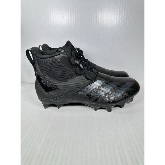 Size 9.5 adidas ADIZERO Chaos Football Cleats Athletic Mens Black ID9103 NEW main image 5